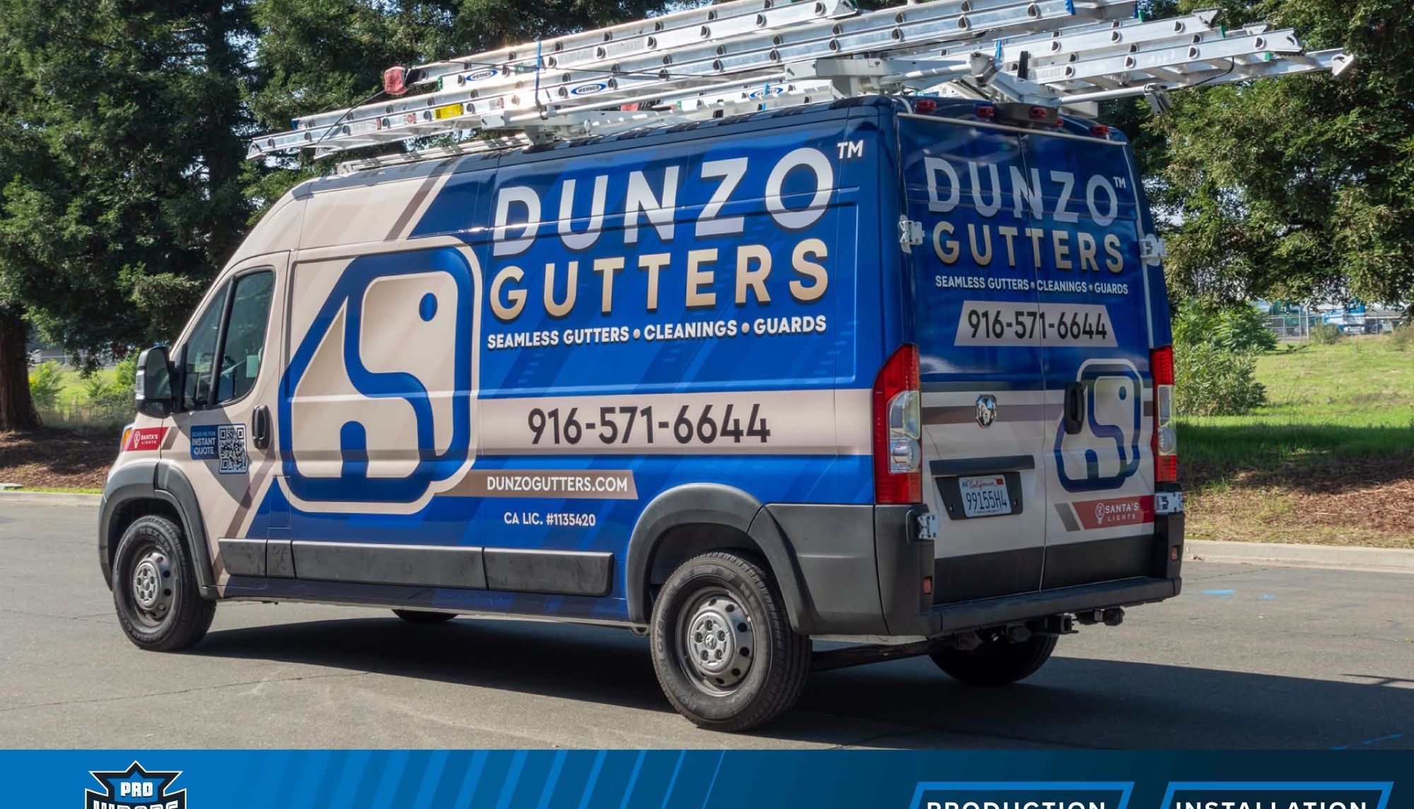 a home with rain gutters