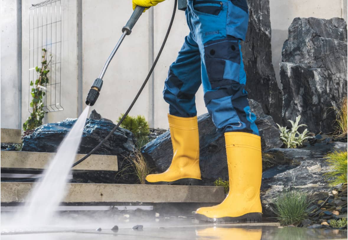 pressure washing